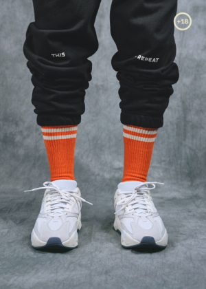 Jägermeister - Piece - Socks - Gosh - Orange and white